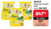 Nestle Nespray Powder Milk-16 x 400g