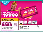 Hisense 85"(215cm) UHD Smart TV 85A6K