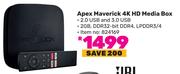 Apex Maverick 4K HD Media Box 