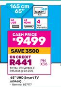 Hisense 65"(165cm) UHD Smart TV 65A6K