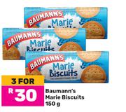 Baumann's Marie Biscuits-For 3 x 150g