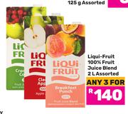 Liqui Fruit 100% Fruit Juice Blend Assorted-For 3 x 2L