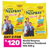 Nestle Nespray Forti Grow Powdered Milk-For 2 x 400g