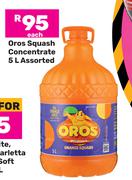 Oros Squash Concentrate Assorted-5L Each