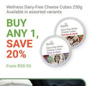 Wellness Dairy Free Cheese Cubes-250g