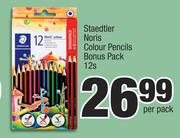 Staedtler Noris Colour Pencils Bonus Pack-12's Per Pack