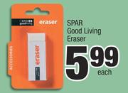 Spar Good Living Eraser-Each