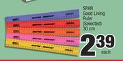 Spar Good Living Ruler (Selected)-30cm Each