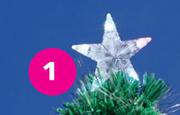 Battery Operated Light Up Star Topper