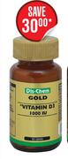 Dis-Chem Gold Vitamin D3 1000IU 60 Tablets