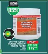 Lifestyle Nutrition Buffered Vitamin C 1000mg Powder-300g