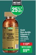 Dis-Chem Gold Non Acidic Vitamin C 1000mg 100 Tablets