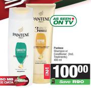 Pantene Shampoo Or Conditioner (incl. Treatments)-For 2 x 400ml