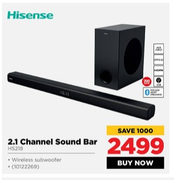 Hisense 2.1 Channel Sound Bar HS218