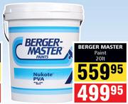 Berger Master Paint-20Ltr