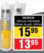 Siltech Silicon Paintable White Acrylic-260ml