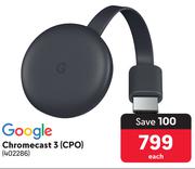 Google Chromecast 3 (CPO)