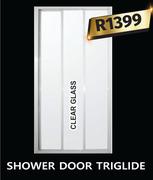 Shower Door Triglide (Clear Glass)