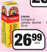 Lennon Turlington Or Jamaika Gemmer-20ml Each