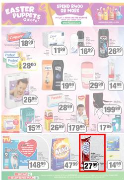 SPAR SUPERSPAR EASTERN CAPE : Get More Easter Savings (05 April - 18 April 2022) | Valid In Amahlathi, Bedford, Cala, Centane, Dagbreek, Hankey, Idutywa, Indwe, Komga, Lady Frere, Nemato, Patensie, page 3