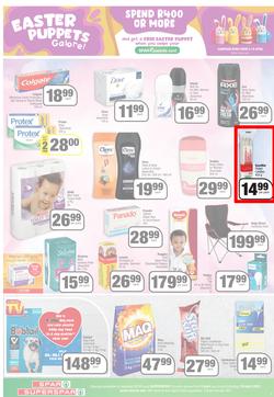 SPAR SUPERSPAR EASTERN CAPE : Get More Easter Savings (05 April - 18 April 2022) | Valid In Amahlathi, Bedford, Cala, Centane, Dagbreek, Hankey, Idutywa, Indwe, Komga, Lady Frere, Nemato, Patensie, page 3