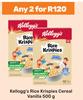 Kellogg's Rice Krispies Cereal Vanilla-For Any 2 x 500g