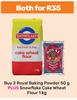 2 x Royal Baking Powder 50g Plus Snowflake Cake Wheat Flour 1Kg-Both For