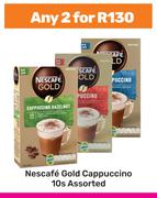 Nescafe Gold Cappuccino Assorted-For Any 2 x 10s