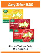 Rhodes Trotters Jelly Assorted-For Any 3 x 40g