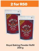 Royal Baking Powder Refill-For 2 x 200g