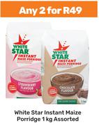 1White Star Instant Maize Porridge Assorted-For Any 2 x 1Kg