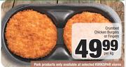 Crumbed Chicken Burgers Or Fingers-Per Kg