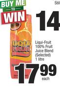 Liqui Fruit 100% Fruit Juice Blend (Selected)-1Ltr Each