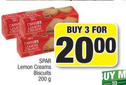 Spar Lemons Creams Biscuits-3 x 200g