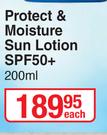 Nivea Sun Protect & Moisture Sun Lotion SPF50+-200ml Each