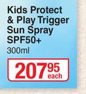 Nivea Sun Kids Protect & Play Trigger Sun Spray SPF50+-300ml Each