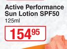 Techni Block Active Performance Sun Lotion SPF50+125ml