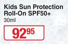 Techni Block Kids Sun Protection Roll On SPF50+-30ml