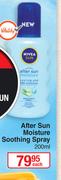 Nivea Sun After Sun Moisture Soothing Spray-200ml Each