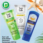 Sun Lab Kids water Resistant Sunscreen SPF30-150ml Each