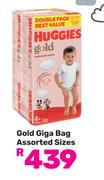 Huggies Gold Giga Bag Sizes-Each