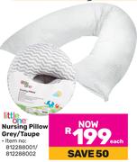 Little One Nursing Pillow Grey/Taupe-Each