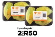Papaya Prepacks-For 2