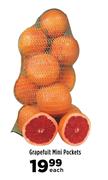 Grapefruit Mini Pockets-Each