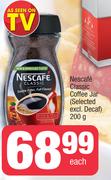 Nescafe Classic Coffee Jar (Selected Excl.Decaf)-200g