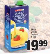 Spar Vanilla Custard-1Ltr Each