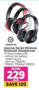 Volkano Impulse Series Wireless Bluetooth Headphones-Each