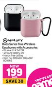 Amplify Buds Series True Wireless Earphones With Accessories-Each