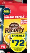 Nescafe Ricoffy Instant Coffee Refill-800g