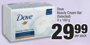 Dove Beauty Cream Bar-4 x 100g Per Pack